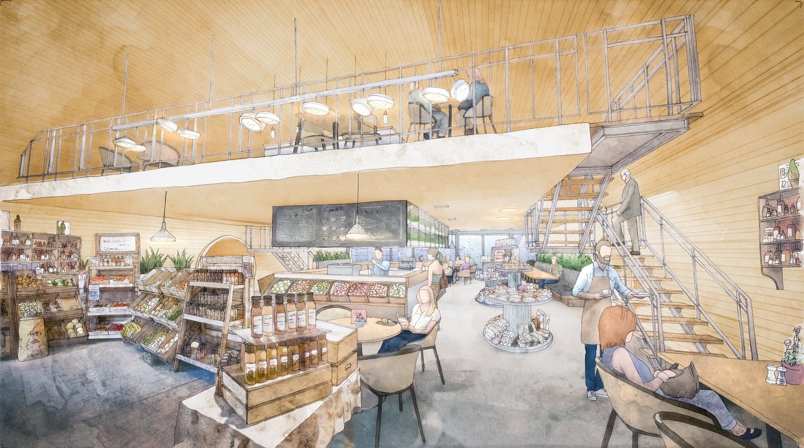 ReCharge One internal farm shop visualisation