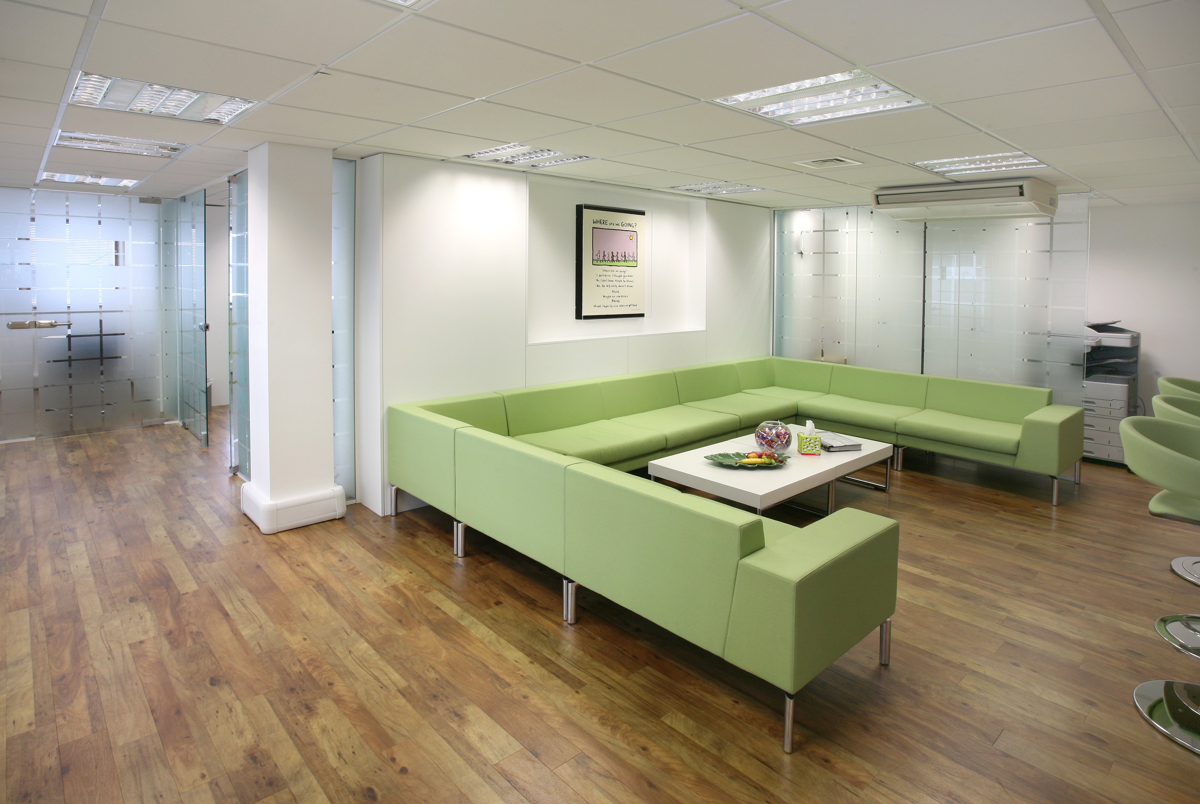 Wimbledon commercial office refurbishment, interior detail