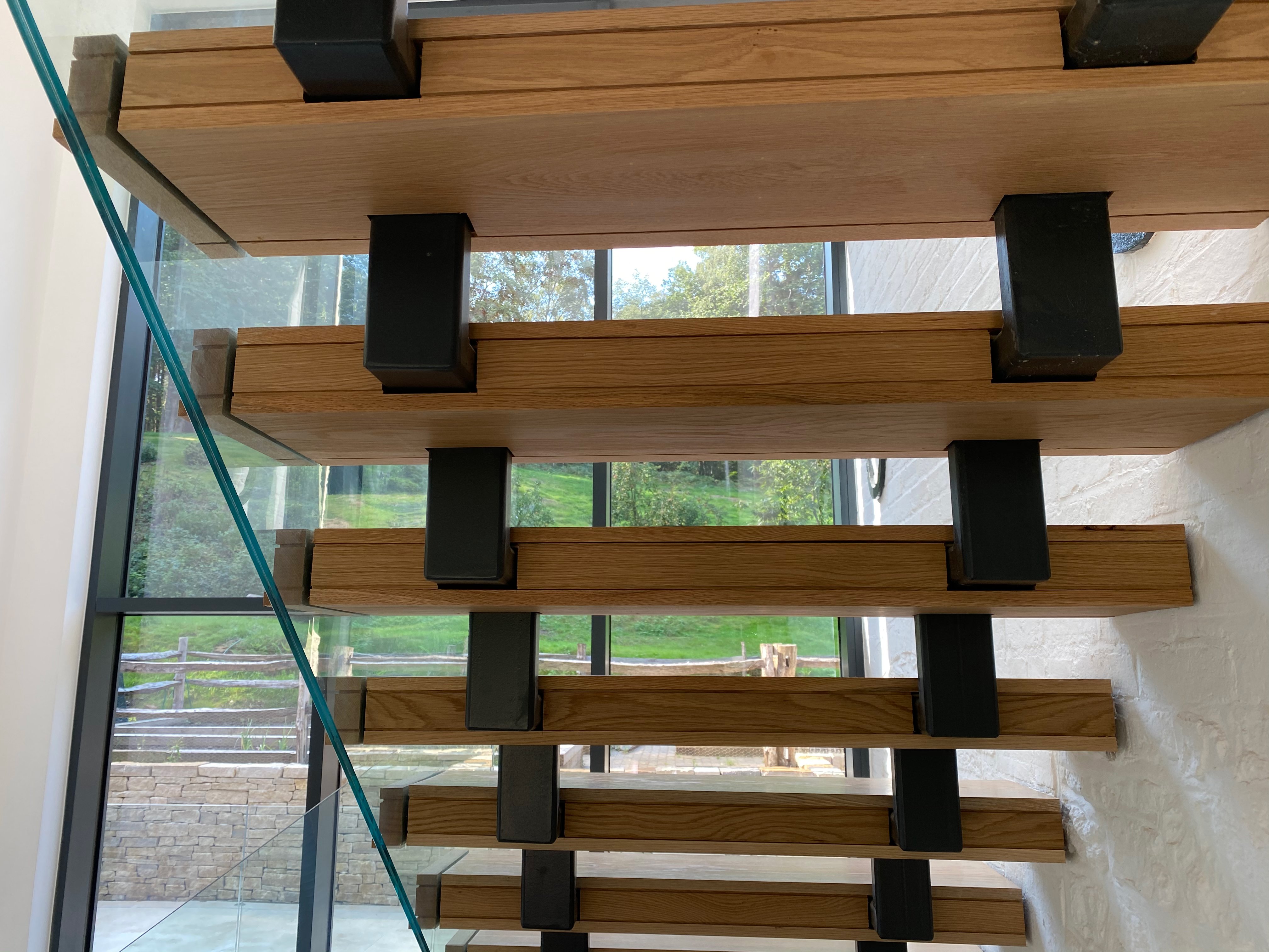 Flint Farmhouse interior with garden connection