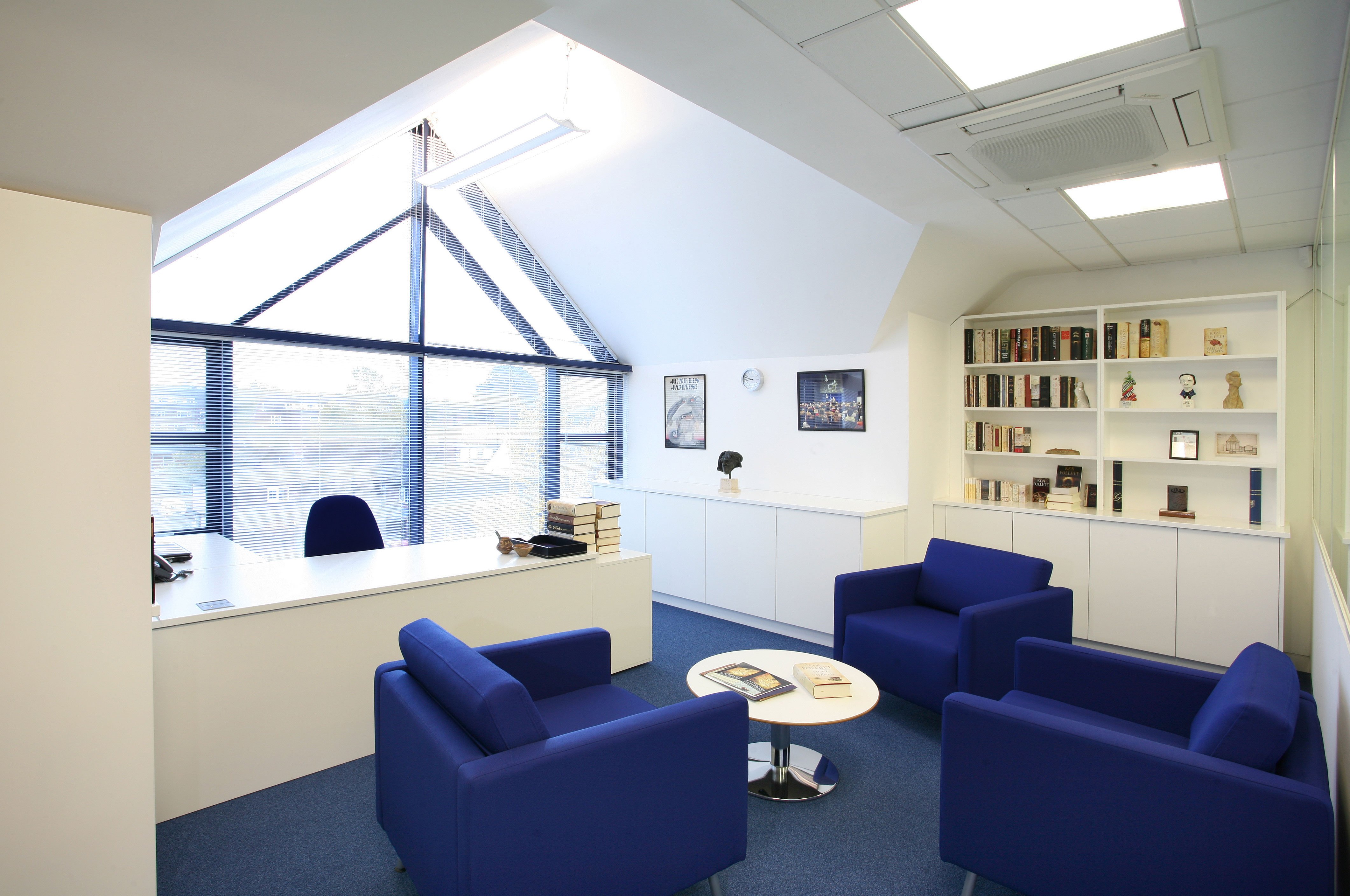 Private office refurbishment, London, the study