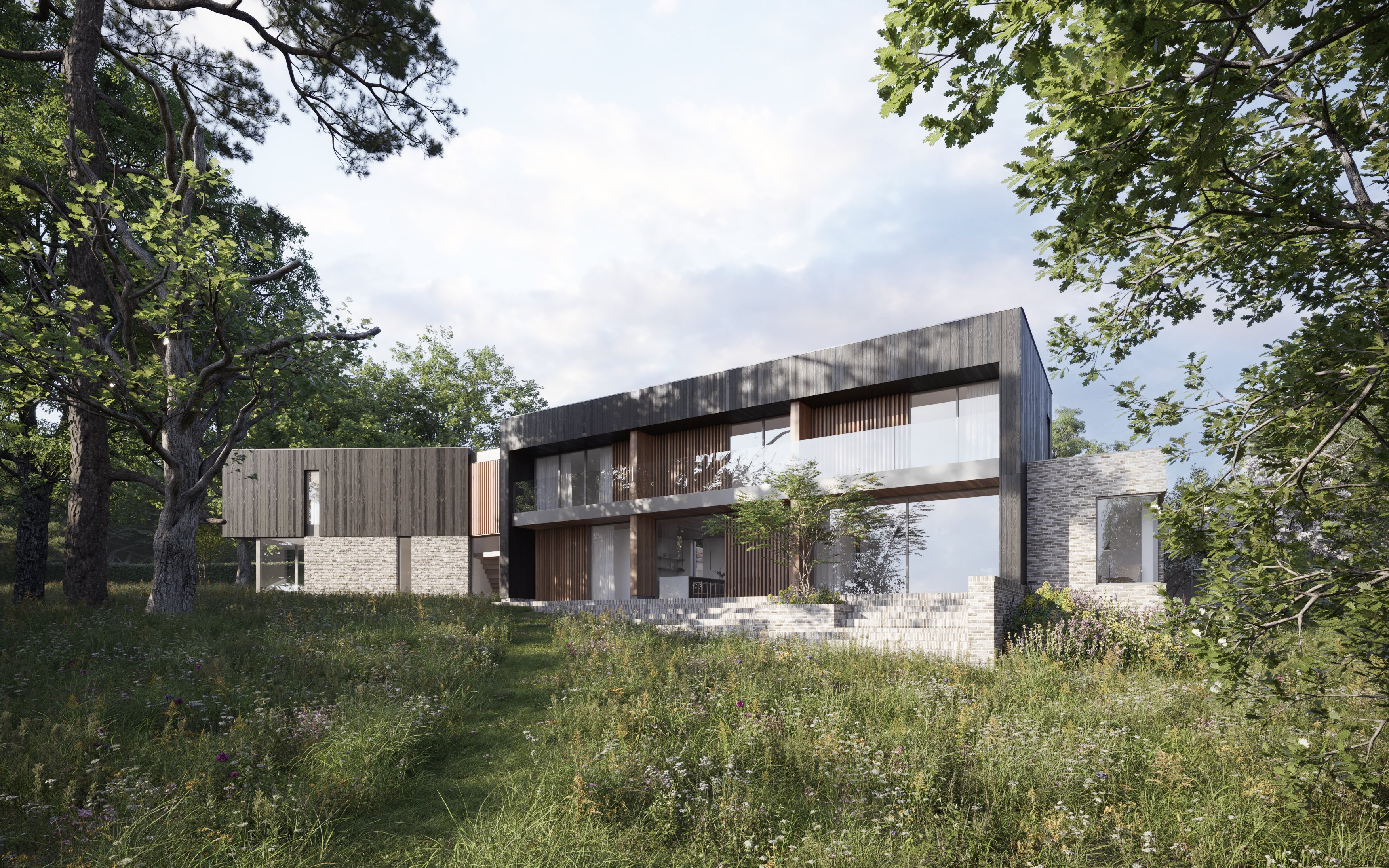 Contemporary dwelling in the New Forest National Park