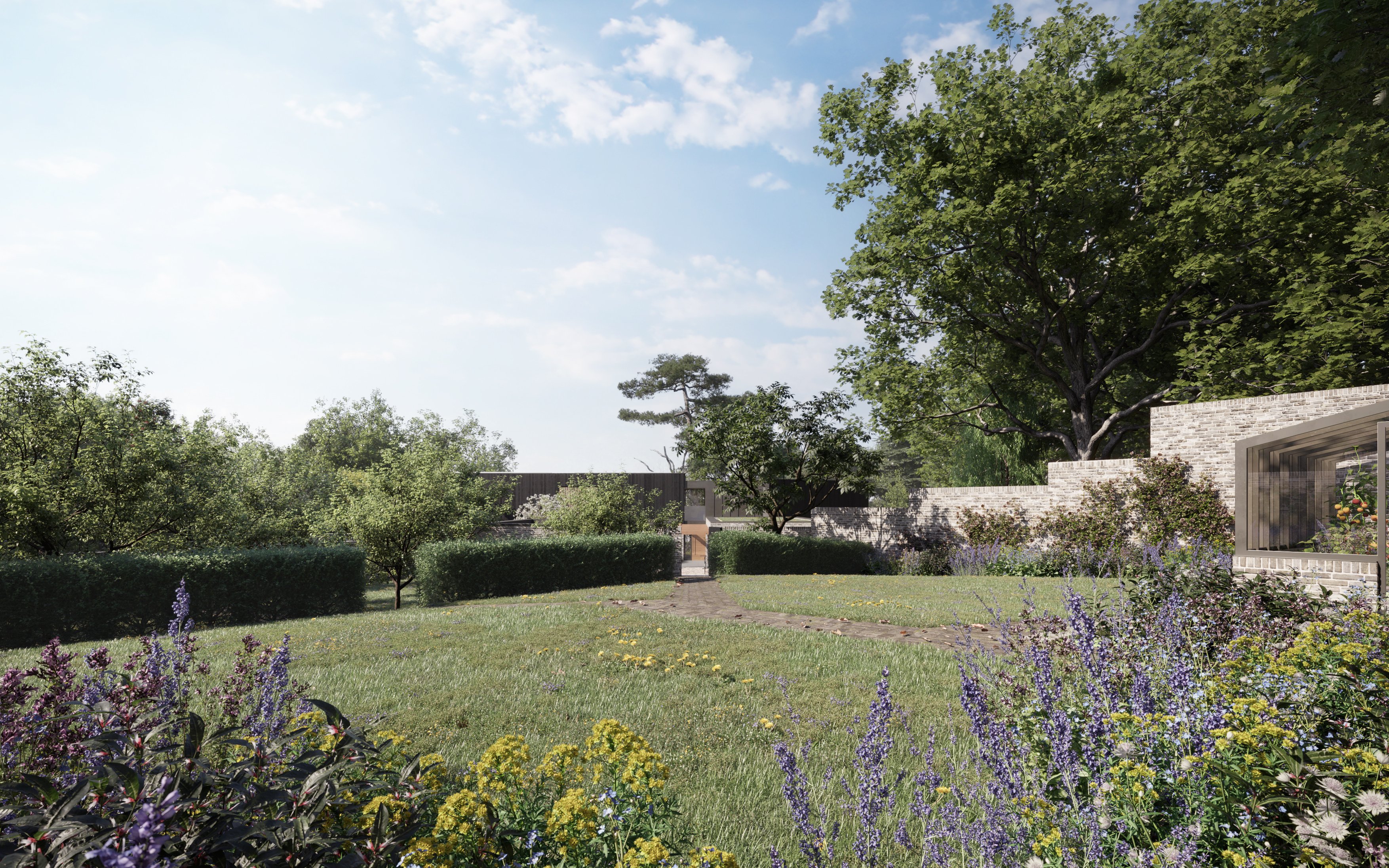 Contemporary dwelling interior, New Forest National Park