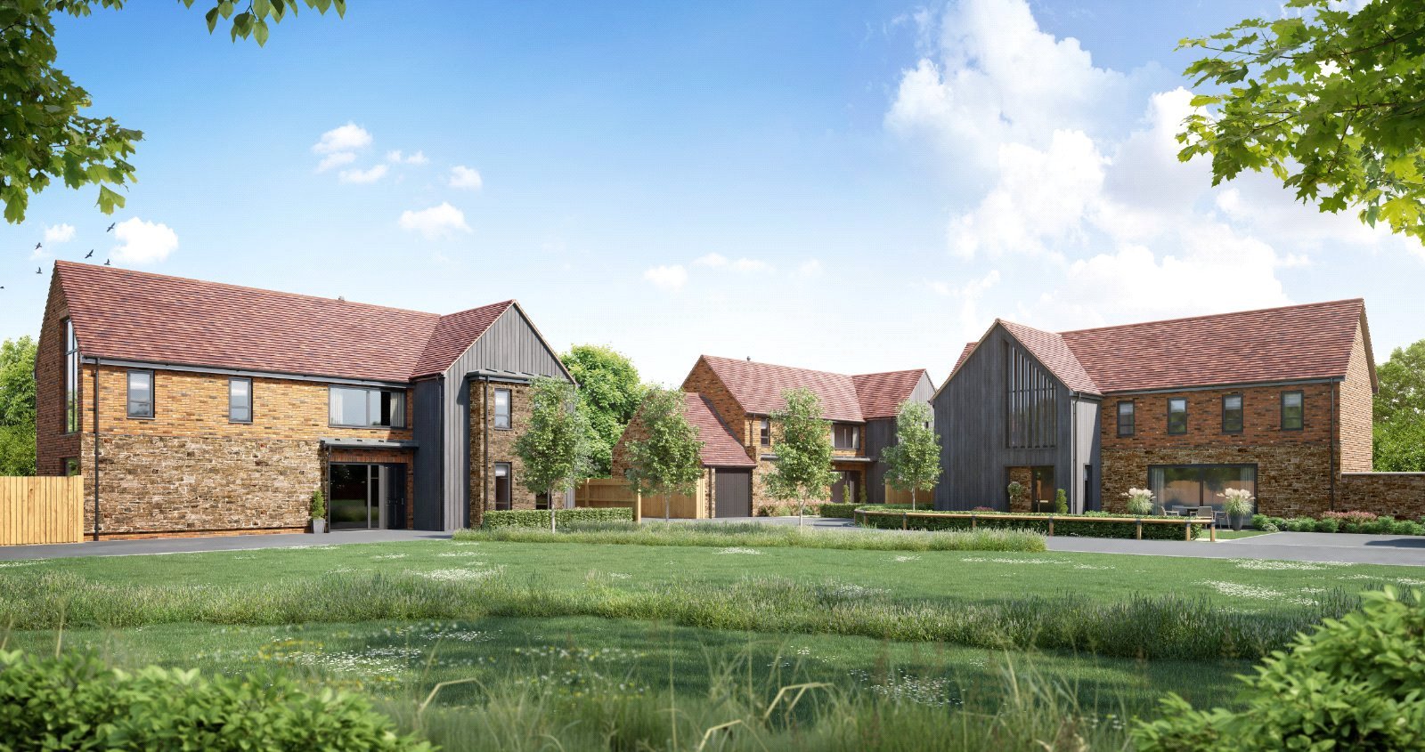Liss small residential development housing detail
