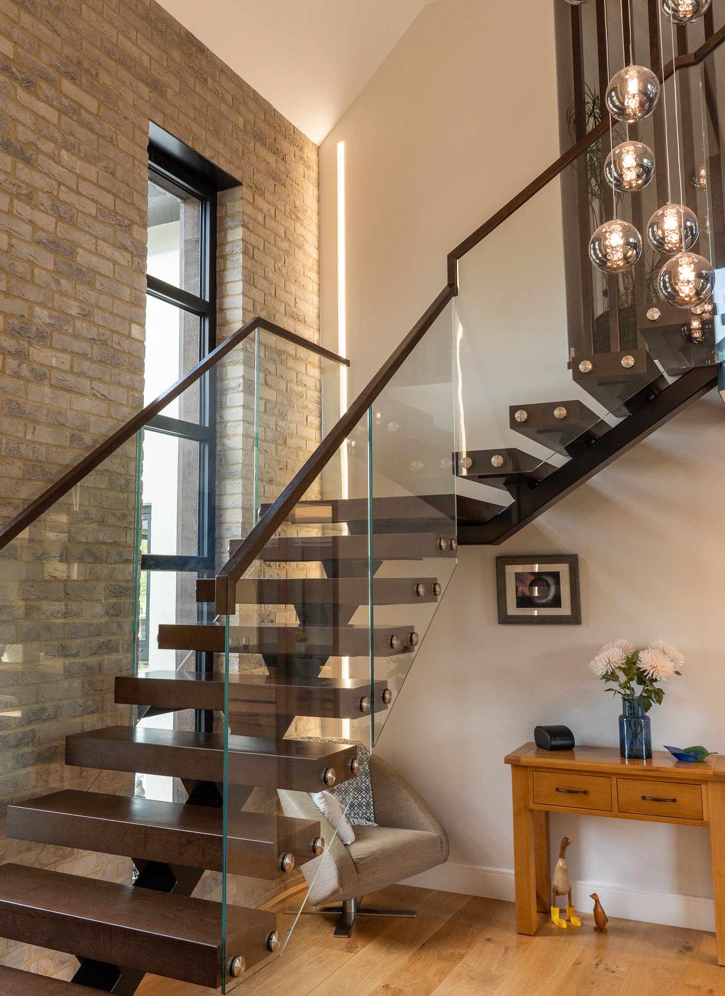 Oaklands staircase interior detail